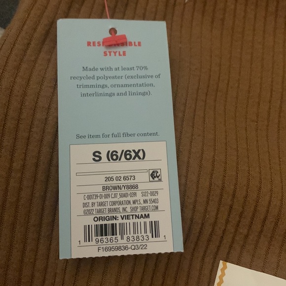 NWT (6/6x) Brown Leggings - Picture 3 of 3